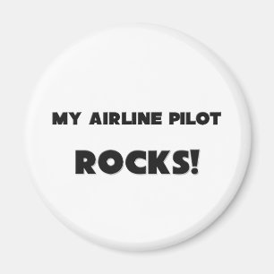 MY Airline Pilot ROCKS! Magnet