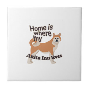 My Akita Inu Tile