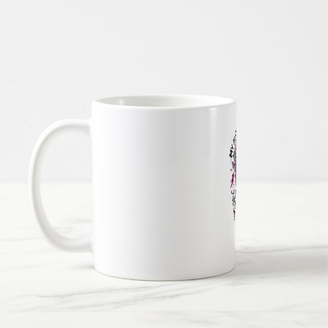 My Alone Time Is For Everyone's Safety Skull Coffee Mug (Left)