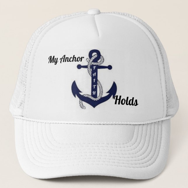 My Anchor Hold (Faith) Baseball Cap (Front)