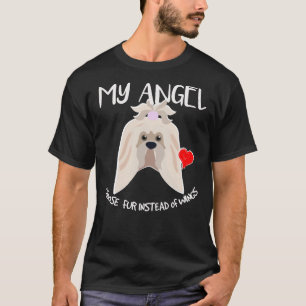 My Angel Choose Fur Instead Of Wings (Shih Tzu) T-Shirt