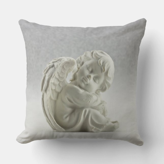 My angel Happy Valentine's day Throw Pillow (Front)