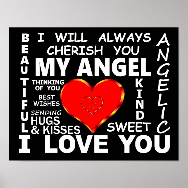 My Angel I Love You Poster (Front)