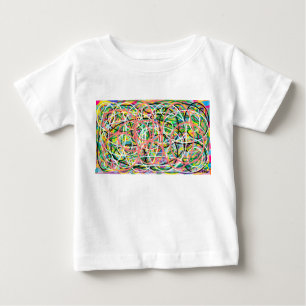 My angel logo with mixed patterned pastel design baby T-Shirt
