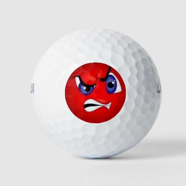 my angry face ball (Front)