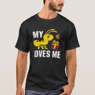 My Ant Loves Me Family Aunt & Nephew Niece Puns T-Shirt