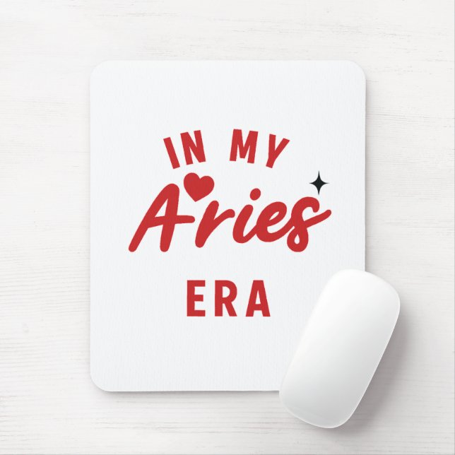 my Aries era Mouse Pad ,Aries birthday gift (With Mouse)