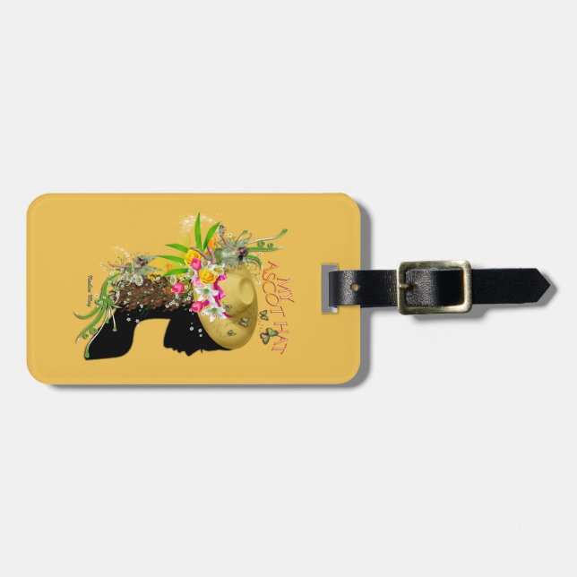 My Ascot Hat Luggage Tag (Front Horizontal)