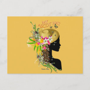 My Ascot Hat Postcard