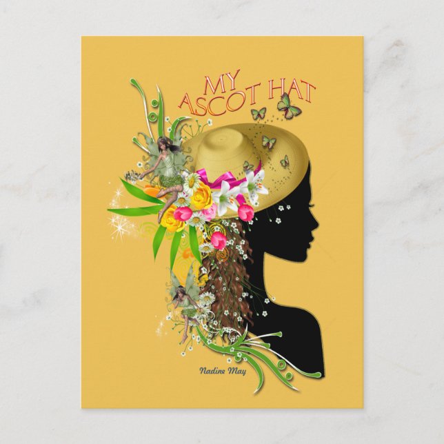 My Ascot Hat Postcard (Front)