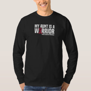 My Aunt Is A Warrior Brain Aneurysm Awareness T-Shirt