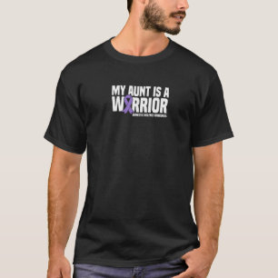 My Aunt Is A Warrior Domestic Violence Awareness   T-Shirt