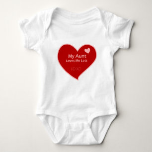 My Aunt Loves Me Lots Baby Bodysuit
