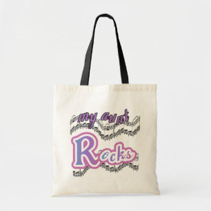My Aunt Rocks Tshirts and Gifts Tote Bag