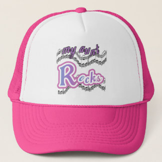 My Aunt Rocks Tshirts and Gifts Trucker Hat