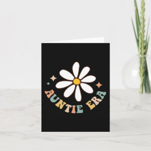 My Auntie Era Lover Groovy Retro Aunt Mothers Day Card