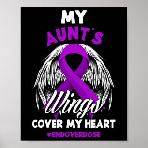 My Aunt's Wings Cover My Heart End Overdose Poster