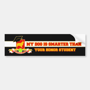 My Australian Shepherd Is Smarter Bumper Sticker