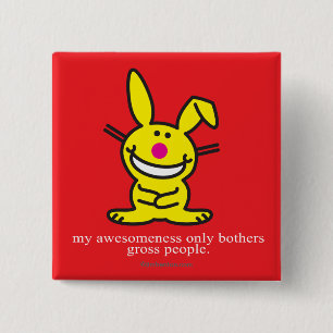 My Awesomeness 15 Cm Square Badge