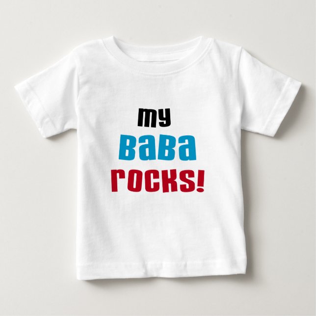 My Baba Rocks T-shirts and Gifts (Front)