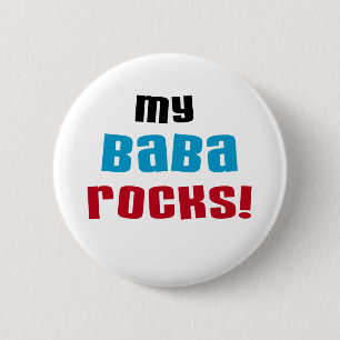 My Baba Rocks T-shirts and Gifts 6 Cm Round Badge