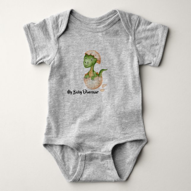 My Baby Dinosaur Bodysuit (Front)