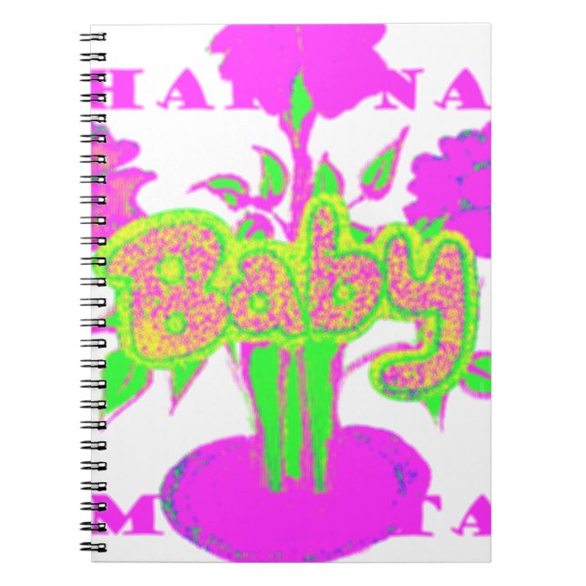 My Baby Hakuna Matata Spiral Notebook (Front)