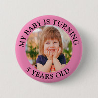My baby is turning 5 years old birthday 