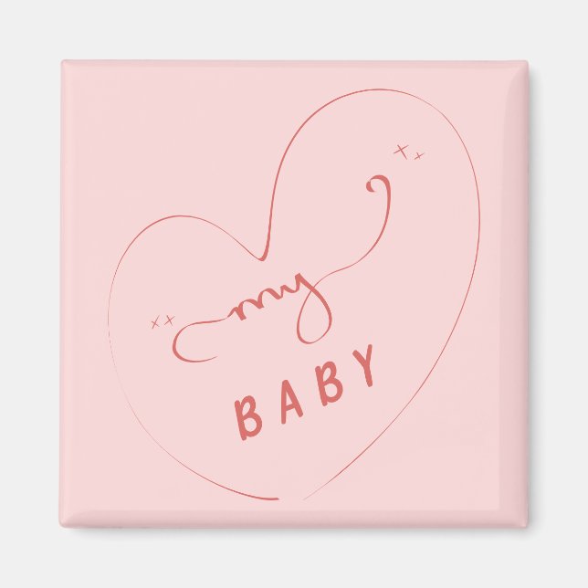 My Baby Magnet | Cute Magnet for Couple (Front)