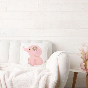My Baby Pink Elephant Cushion