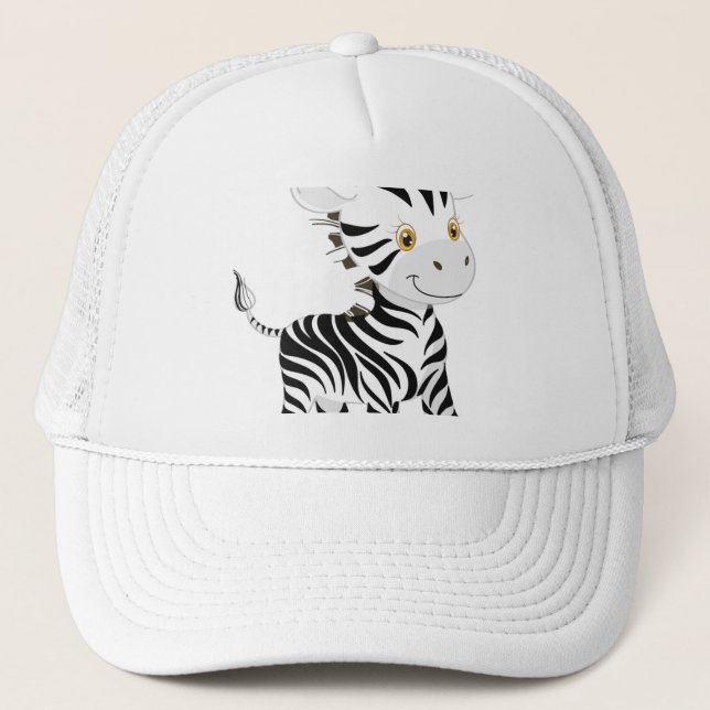 My Baby Zebra Trucker Hat (Front)