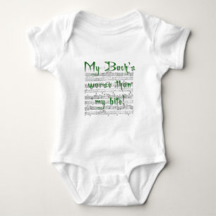 My Bach's worse than my bite! Baby Bodysuit