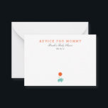 My Balloon | Mummy Advice Cards<br><div class="desc">Fun baby shower activity and keepsake for mummy that your guests to write their own advice for the mummy-to-be.</div>