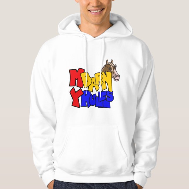 My Barn My Rules Horse 2 Hoodie (Front)