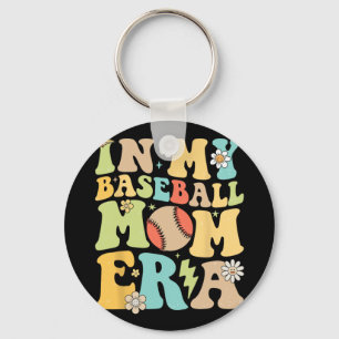 My Baseball Mum Era Funny Baseball Mama Mothers Da Key Ring