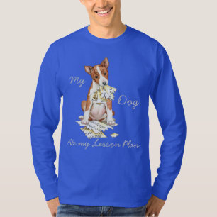 My Basenji Ate My Lesson Plan T-Shirt
