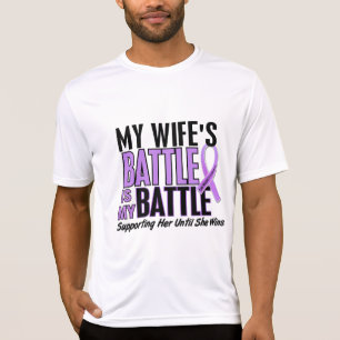 My Battle Too 1 Wife Hodgkin’s Lymphoma T-Shirt