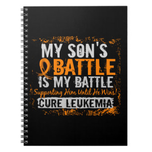 My Battle Too 2 Leukaemia Son Spiral Notebook