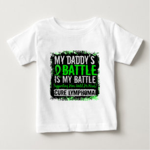 My Battle Too 2 Lymphoma Daddy Baby T-Shirt
