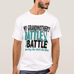 My Battle Too Grandmother Ovarian Cancer T-Shirt