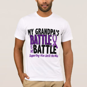My Battle Too Grandpa Pancreatic Cancer T-Shirt