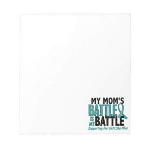 My Battle Too Mum Ovarian Cancer Notepad
