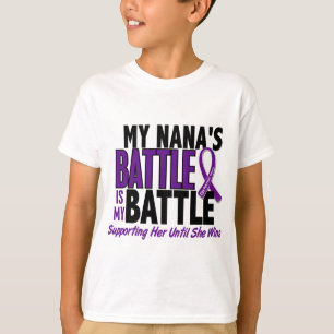 My Battle Too Nana Pancreatic Cancer T-Shirt