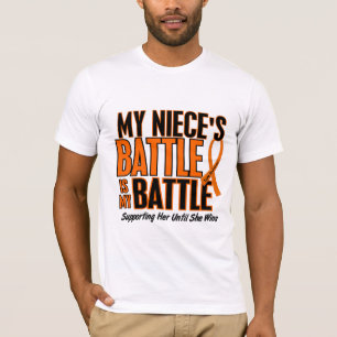 My Battle Too Niece Leukaemia T-Shirt
