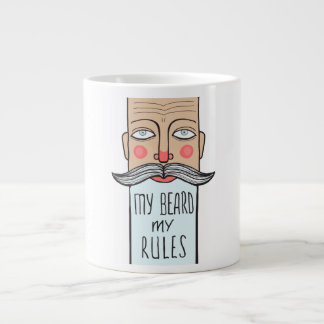 My Beard, My Rules Jumbo Coffee Mug