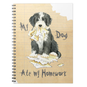 My Bearded Collie Ate My Homework Notebook