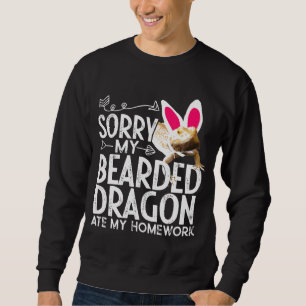My Bearded Dragon Ate My Homework Bearded Dragon M Sweatshirt