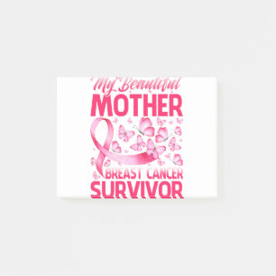 My Beautiful Mother Breast Cancer Survivor Post-it Notes
