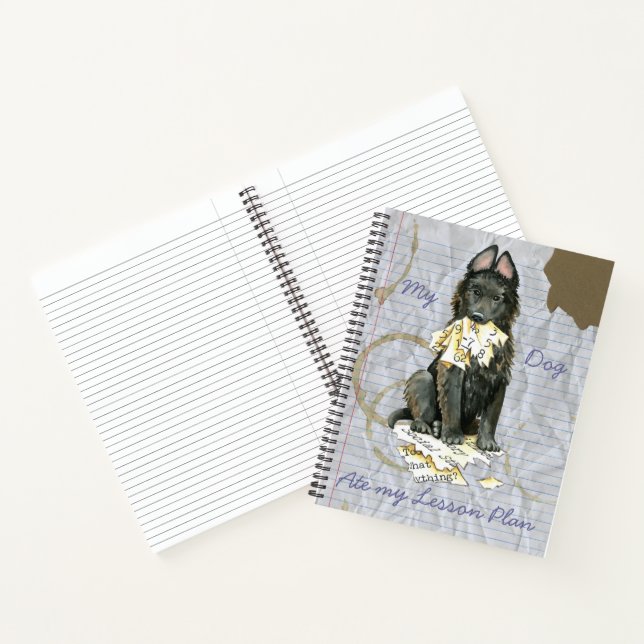 My Belgian Sheepdog Ate My Lesson Plan Notebook (Inside)