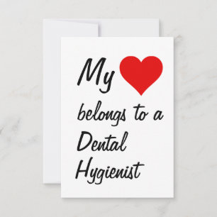 My Belongs To A Dental Hygienist Card